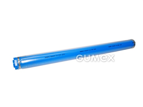 Membránový difúzor PRO2 AIR Pre-PUR 601, DN 64,5mm, dĺžka 570mm, vnútorný závit G 3/4", nosná časť (PP, modrý), návlek (PU, transparentný), upevňovacie spony (nerezová oceľ)